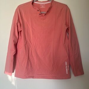 Kenneth Cole Coral Buttoned Shirt